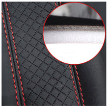 Load image into Gallery viewer, Fiber Leather Embossed Car Seat Belt Shoulder Cover Protector, 6.5X23cm