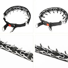 Load image into Gallery viewer, Cloth Tape Paste Detachable Training Stimulation Dog Collar, M 2.5mm x 35cm, L 3.0mm x 50cm, XL 3.5mm x 55cm, XXL 4.0mm x 60cm