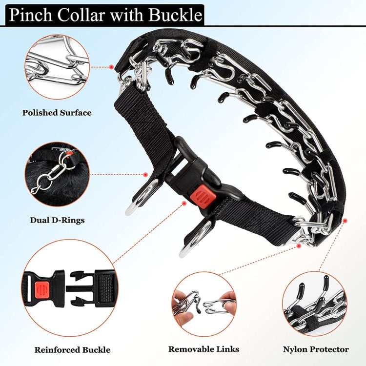 Cloth Tape Paste Detachable Training Stimulation Dog Collar, M 2.5mm x 35cm, L 3.0mm x 50cm, XL 3.5mm x 55cm, XXL 4.0mm x 60cm