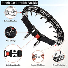 Load image into Gallery viewer, Cloth Tape Paste Detachable Training Stimulation Dog Collar, M 2.5mm x 35cm, L 3.0mm x 50cm, XL 3.5mm x 55cm, XXL 4.0mm x 60cm