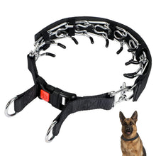 Load image into Gallery viewer, Cloth Tape Paste Detachable Training Stimulation Dog Collar, M 2.5mm x 35cm, L 3.0mm x 50cm, XL 3.5mm x 55cm, XXL 4.0mm x 60cm