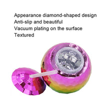 Load image into Gallery viewer, D001-2 Flash Electroplated Ball Cup Round Ball Straw Plastic Water Cup, Rainbow Color