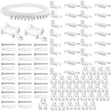 Load image into Gallery viewer, Model Steel Rail Bending Curtain Rail Flexible Guide Set, Size:, 5m White