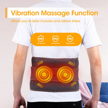 Load image into Gallery viewer, USB Charging Red Light Heating Massage Lumbar Belt Warming Waist Belt, Lumbar Belt