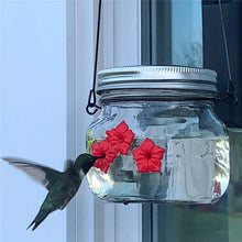 Load image into Gallery viewer, Hanging Bird Feeder Outdoor Hummingbird Feeder, Jar, Bulb