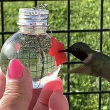 Load image into Gallery viewer, Hanging Bird Feeder Outdoor Hummingbird Feeder, Jar, Bulb