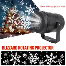 Load image into Gallery viewer, KD-1001 LED Rotatable Christmas Decoration Snowflake Projector Light, US Plug, EU Plug, UK Plug, AU Plug