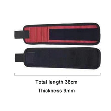 Load image into Gallery viewer, Electric Woodworking Multifunctional Powerful Magnetic Wrist Strap, Style:, Three Rows Black, Three Rows Red, Three Rows Blue, Five Rows Black, Five Rows Red, Five Rows Blue