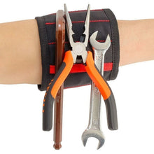 Load image into Gallery viewer, Electric Woodworking Multifunctional Powerful Magnetic Wrist Strap, Style:, Three Rows Black, Three Rows Red, Three Rows Blue, Five Rows Black, Five Rows Red, Five Rows Blue