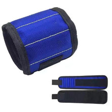 Load image into Gallery viewer, Electric Woodworking Multifunctional Powerful Magnetic Wrist Strap, Style:, Three Rows Black, Three Rows Red, Three Rows Blue, Five Rows Black, Five Rows Red, Five Rows Blue