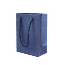 Load image into Gallery viewer, Brush PU Leather Jewelry Box Jewelry Gift Bag, Dark Blue Ring Box, Dark Blue Necklace Box, Royal Blue Handbag, Date Red Ring Box, Date Red Necklace Box, Wine Red Handbag