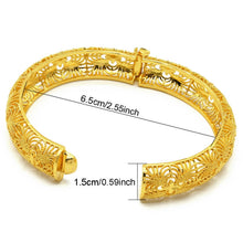 Load image into Gallery viewer, 24K Gold Plated Bracelets Women Wedding Sand Gold Bracelet, B-03, B-04, B-14, B-36, B-45, B-47, B-48, B-49, B-16, B-122, B-113, B-114, B-115, B-54, B-56, B-52, B-13, B-116, B-117, B-118, B-119, B-120, B-121