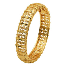 Load image into Gallery viewer, 24K Gold Plated Bracelets Women Wedding Sand Gold Bracelet, B-03, B-04, B-14, B-36, B-45, B-47, B-48, B-49, B-16, B-122, B-113, B-114, B-115, B-54, B-56, B-52, B-13, B-116, B-117, B-118, B-119, B-120, B-121