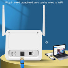 Load image into Gallery viewer, VR312 4G LTE Router 4G CPE FDD/TDD Card Mobile Router MOD Malay Version EU Plug, VR312 EU Plug White