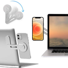 Load image into Gallery viewer, Laptop Phone Expansion Bracket Aluminum Magnetic Phone Stand