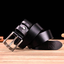 Load image into Gallery viewer, BULL CAPTAIN 01 Pin Buckle Thickened Cowhide Wear-Resistant Belt, Length: