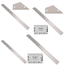 Load image into Gallery viewer, GNR3 Stainless Steel Measurement Bass Guitar Neck Ruler, Style:, Double Teeth, Double Teeth+String High Ruler, Double Teeth+Leveling Ruler, Double Teeth+Leveling Ruler+String High Ruler