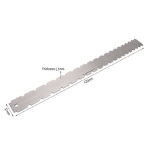 Load image into Gallery viewer, GNR3 Stainless Steel Measurement Bass Guitar Neck Ruler, Style:, Double Teeth, Double Teeth+String High Ruler, Double Teeth+Leveling Ruler, Double Teeth+Leveling Ruler+String High Ruler