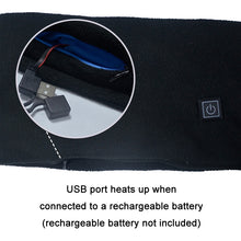 Load image into Gallery viewer, Autumn/Winter Outdoor Sports Warmth USB Heated Scarf