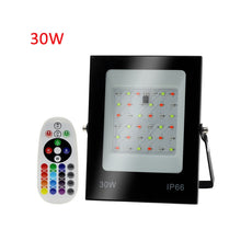 Load image into Gallery viewer, Colorful RGB Changing LED Flood Light With Remote Control, 30W, 50W, 100W, 200W