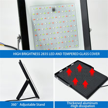 Load image into Gallery viewer, Colorful RGB Changing LED Flood Light With Remote Control, 30W, 50W, 100W, 200W