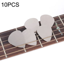 Load image into Gallery viewer, 10PCS Thumb Fingers Metal Stainless Steel Bayse Guitar Paddles, Steel Bayse Guitar Paddles