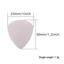Load image into Gallery viewer, 10PCS Thumb Fingers Metal Stainless Steel Bayse Guitar Paddles, Steel Bayse Guitar Paddles