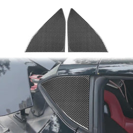 For Chevrolet Corvette C8 2pcs /Set Rear Triangle Window Decoration Sticker
