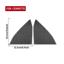 Load image into Gallery viewer, For Chevrolet Corvette C8 2pcs /Set Rear Triangle Window Decoration Sticker