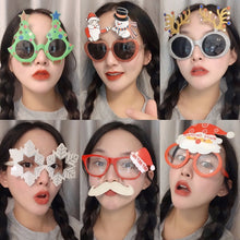 Load image into Gallery viewer, Christmas Weird Glasses Personalized Christmas Hair Clip, Scarf Snowman, Christmas Gifts, Snowman With Hat, Glitter Christmas Tree, Love Elderly Snowman, Green Polka Dot Tree, Big Christmas Tree With Balls, Single-sided Glitter Christmas Hat           ...