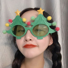 Load image into Gallery viewer, Christmas Weird Glasses Personalized Christmas Hair Clip, Scarf Snowman, Christmas Gifts, Snowman With Hat, Glitter Christmas Tree, Love Elderly Snowman, Green Polka Dot Tree, Big Christmas Tree With Balls, Single-sided Glitter Christmas Hat           ...