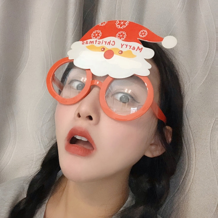 Christmas Weird Glasses Personalized Christmas Hair Clip, Scarf Snowman, Christmas Gifts, Snowman With Hat, Glitter Christmas Tree, Love Elderly Snowman, Green Polka Dot Tree, Big Christmas Tree With Balls, Single-sided Glitter Christmas Hat           ...