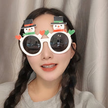 Load image into Gallery viewer, Christmas Weird Glasses Personalized Christmas Hair Clip, Scarf Snowman, Christmas Gifts, Snowman With Hat, Glitter Christmas Tree, Love Elderly Snowman, Green Polka Dot Tree, Big Christmas Tree With Balls, Single-sided Glitter Christmas Hat           ...