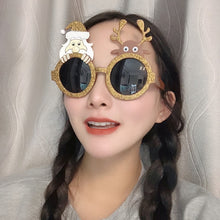 Load image into Gallery viewer, Christmas Weird Glasses Personalized Christmas Hair Clip, Scarf Snowman, Christmas Gifts, Snowman With Hat, Glitter Christmas Tree, Love Elderly Snowman, Green Polka Dot Tree, Big Christmas Tree With Balls, Single-sided Glitter Christmas Hat           ...