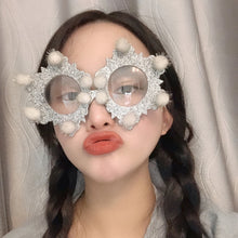 Load image into Gallery viewer, Christmas Weird Glasses Personalized Christmas Hair Clip, Scarf Snowman, Christmas Gifts, Snowman With Hat, Glitter Christmas Tree, Love Elderly Snowman, Green Polka Dot Tree, Big Christmas Tree With Balls, Single-sided Glitter Christmas Hat           ...
