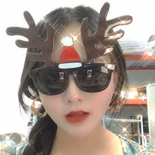 Load image into Gallery viewer, Christmas Weird Glasses Personalized Christmas Hair Clip, Scarf Snowman, Christmas Gifts, Snowman With Hat, Glitter Christmas Tree, Love Elderly Snowman, Green Polka Dot Tree, Big Christmas Tree With Balls, Single-sided Glitter Christmas Hat           ...