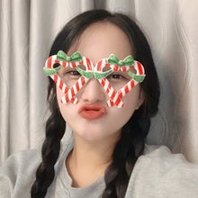 Load image into Gallery viewer, Christmas Weird Glasses Personalized Christmas Hair Clip, Scarf Snowman, Christmas Gifts, Snowman With Hat, Glitter Christmas Tree, Love Elderly Snowman, Green Polka Dot Tree, Big Christmas Tree With Balls, Single-sided Glitter Christmas Hat           ...