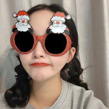 Load image into Gallery viewer, Christmas Weird Glasses Personalized Christmas Hair Clip, Scarf Snowman, Christmas Gifts, Snowman With Hat, Glitter Christmas Tree, Love Elderly Snowman, Green Polka Dot Tree, Big Christmas Tree With Balls, Single-sided Glitter Christmas Hat           ...