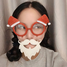 Load image into Gallery viewer, Christmas Weird Glasses Personalized Christmas Hair Clip, Scarf Snowman, Christmas Gifts, Snowman With Hat, Glitter Christmas Tree, Love Elderly Snowman, Green Polka Dot Tree, Big Christmas Tree With Balls, Single-sided Glitter Christmas Hat           ...
