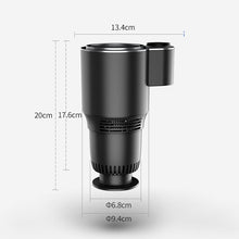 Load image into Gallery viewer, Car Digital Display Fast Cooling and Heating Cup, Style:, Generation 1 Black, Generation 3 Gray, Generation 3+EU Plug, Generation 3+EU Plug+Cup