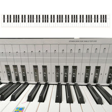 Load image into Gallery viewer, 88 Keys Keyboard Piano Practice Paper Comparison Table Fingering Practice Comparison Chart, White