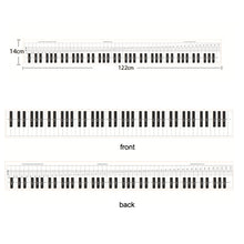 Load image into Gallery viewer, 88 Keys Keyboard Piano Practice Paper Comparison Table Fingering Practice Comparison Chart, White
