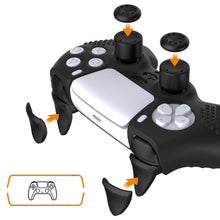 Load image into Gallery viewer, For PS5 Game Controller Joystick Cap Silicone Protective Cover Kit Dustproof Case, Black Polka Dots, White Smooth, Blue Smooth, Black Smooth