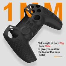 Load image into Gallery viewer, For PS5 Game Controller Joystick Cap Silicone Protective Cover Kit Dustproof Case, Black Polka Dots, White Smooth, Blue Smooth, Black Smooth
