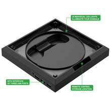 Load image into Gallery viewer, For XBOX Series X / S Charging Cooling Fan Base RGB Colorful Light Charger Bracket, RGB Colorful Light