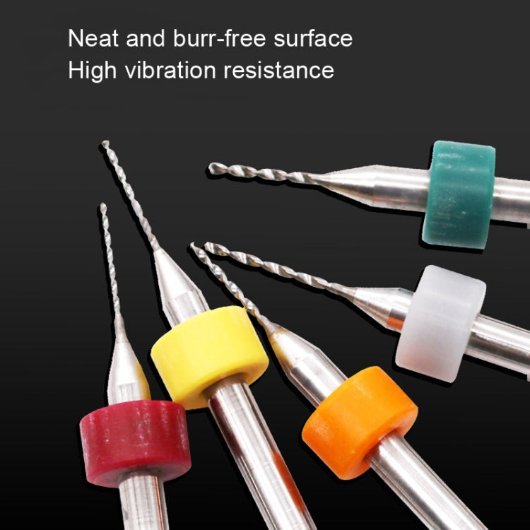 10 In 1 PCB Tungsten Steel Drill Bits Carving Miniature Drill Bits, Size:, 2.1-3.0mm, 0.1-1mm, 0.6-1.5mm, 1.1-2mm, 1.5-2.4mm