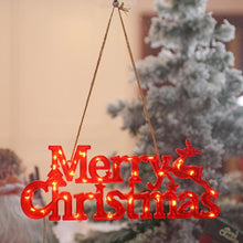 Load image into Gallery viewer, Merry Christmas Letters Modeling Lights, White Shell Button Battery, Red  Shell Button Battery, White Shell Dry Battery, Red  Shell Dry Battery, Yellow Button Battery