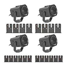 Load image into Gallery viewer, 8W LED Christmas Colorful Rotating Laser Atmosphere Light Random Pattern Delivery, US Plug with 6 Cards, EU Plug with 6 Cards, UK Plug with 6 Cards, AU Plug with 6 Cards, US Plug with 4 Cards, EU Plug with 4 Cards, UK Plug with 4 Cards                 ...