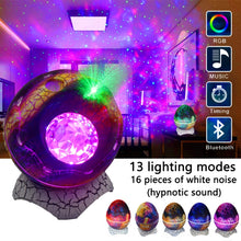 Load image into Gallery viewer, K850 LED Dinosaur Egg Remote Control Bluetooth Star Projection Light with Speaker Function
