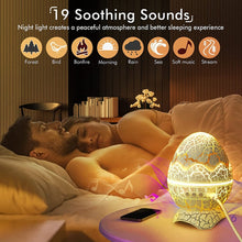 Load image into Gallery viewer, K850 LED Dinosaur Egg Remote Control Bluetooth Star Projection Light with Speaker Function
